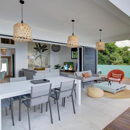 Villa Paloma 4 Etoiles Avec Piscine Et Vue Exceptionnelle Sur L'Ocean A Сен-Лё Экстерьер фото