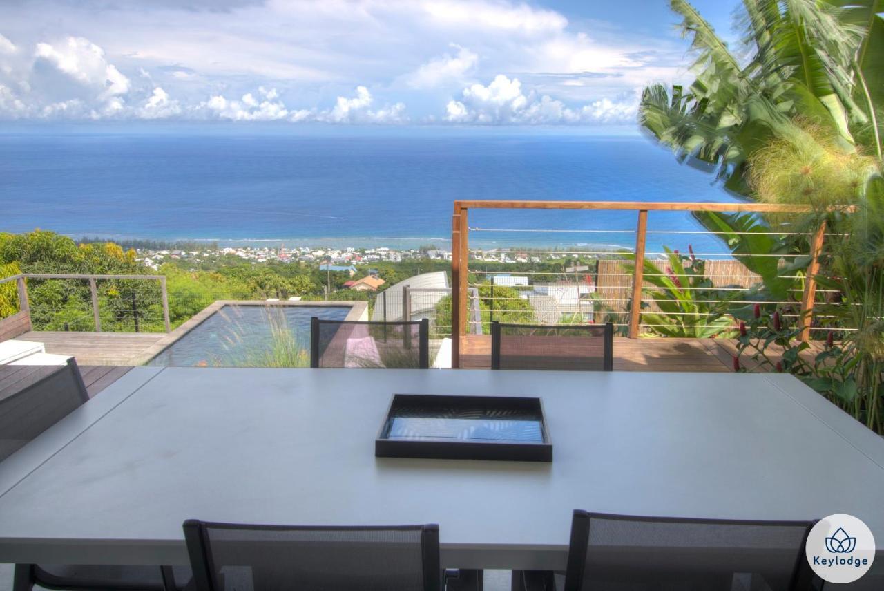 Villa Paloma 4 Etoiles Avec Piscine Et Vue Exceptionnelle Sur L'Ocean A Сен-Лё Экстерьер фото