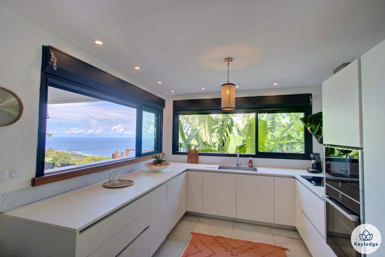 Villa Paloma 4 Etoiles Avec Piscine Et Vue Exceptionnelle Sur L'Ocean A Сен-Лё Экстерьер фото