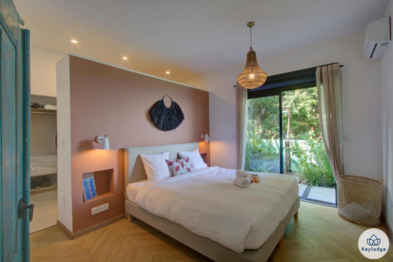 Villa Paloma 4 Etoiles Avec Piscine Et Vue Exceptionnelle Sur L'Ocean A Сен-Лё Экстерьер фото