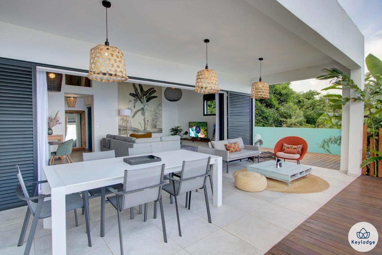 Villa Paloma 4 Etoiles Avec Piscine Et Vue Exceptionnelle Sur L'Ocean A Сен-Лё Экстерьер фото