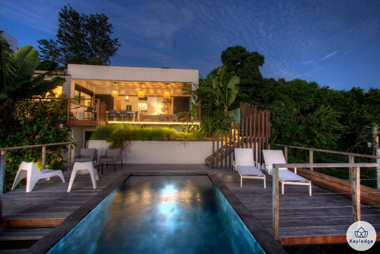 Villa Paloma 4 Etoiles Avec Piscine Et Vue Exceptionnelle Sur L'Ocean A Сен-Лё Экстерьер фото