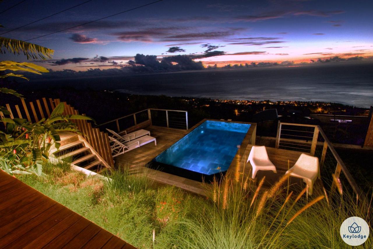 Villa Paloma 4 Etoiles Avec Piscine Et Vue Exceptionnelle Sur L'Ocean A Сен-Лё Экстерьер фото